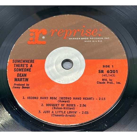 Dean Martin Somewhere There's a Someone Compact 33 Jukebox EP Reprise SR-6021 - Picture 2 of 6